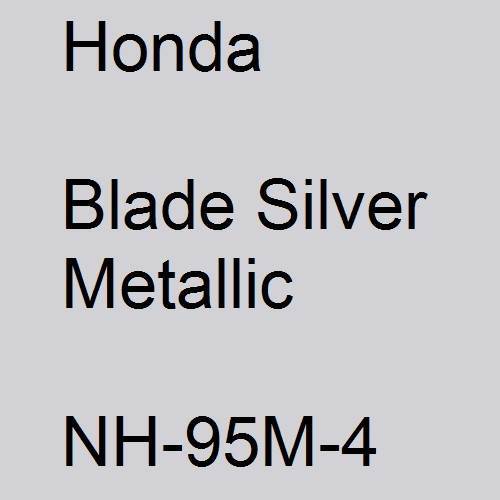 Honda, Blade Silver Metallic, NH-95M-4.